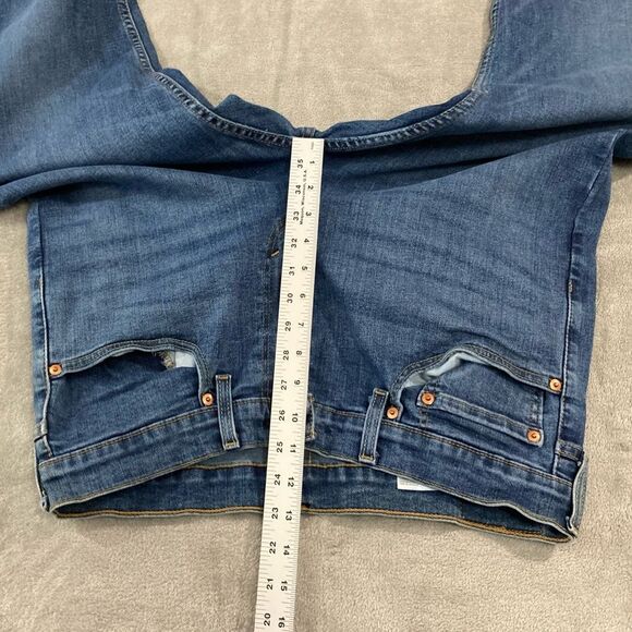 Levi’s Men’s 34x32 502 Taper Jeans Blue Denim Regular Fit Stretch Casual - Picture 10 of 13